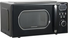 Dent Cookology 20L Freestanding Retro Microwave 800W - Black