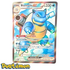 Blastoise ex 184/165 Sv: Scarlet & Violet 151 Holo Ultra Rare