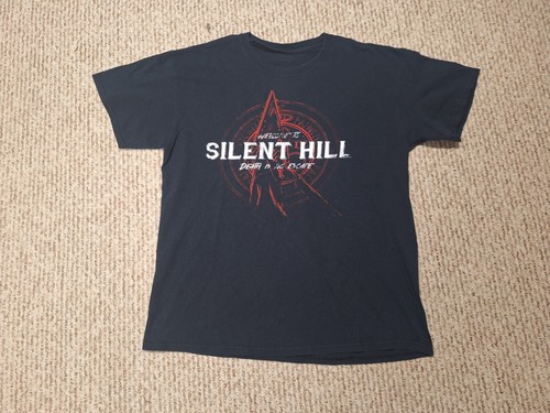 Vintage Y2K Silent Hill Death Is No Escape T-shirt Horror Game Movie Size L - Picture 1 of 3