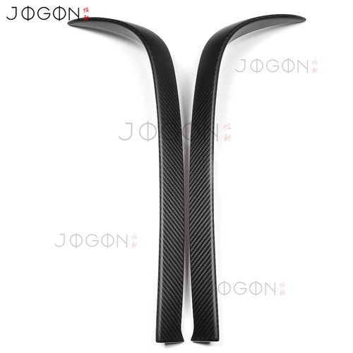 Matte Carbon Rear Side Spoiler Canard Cover Trims For Lexus RC F 2015 2016-2018 - Picture 7 of 11