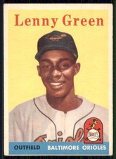 1958 Topps #471 Lenny Green
