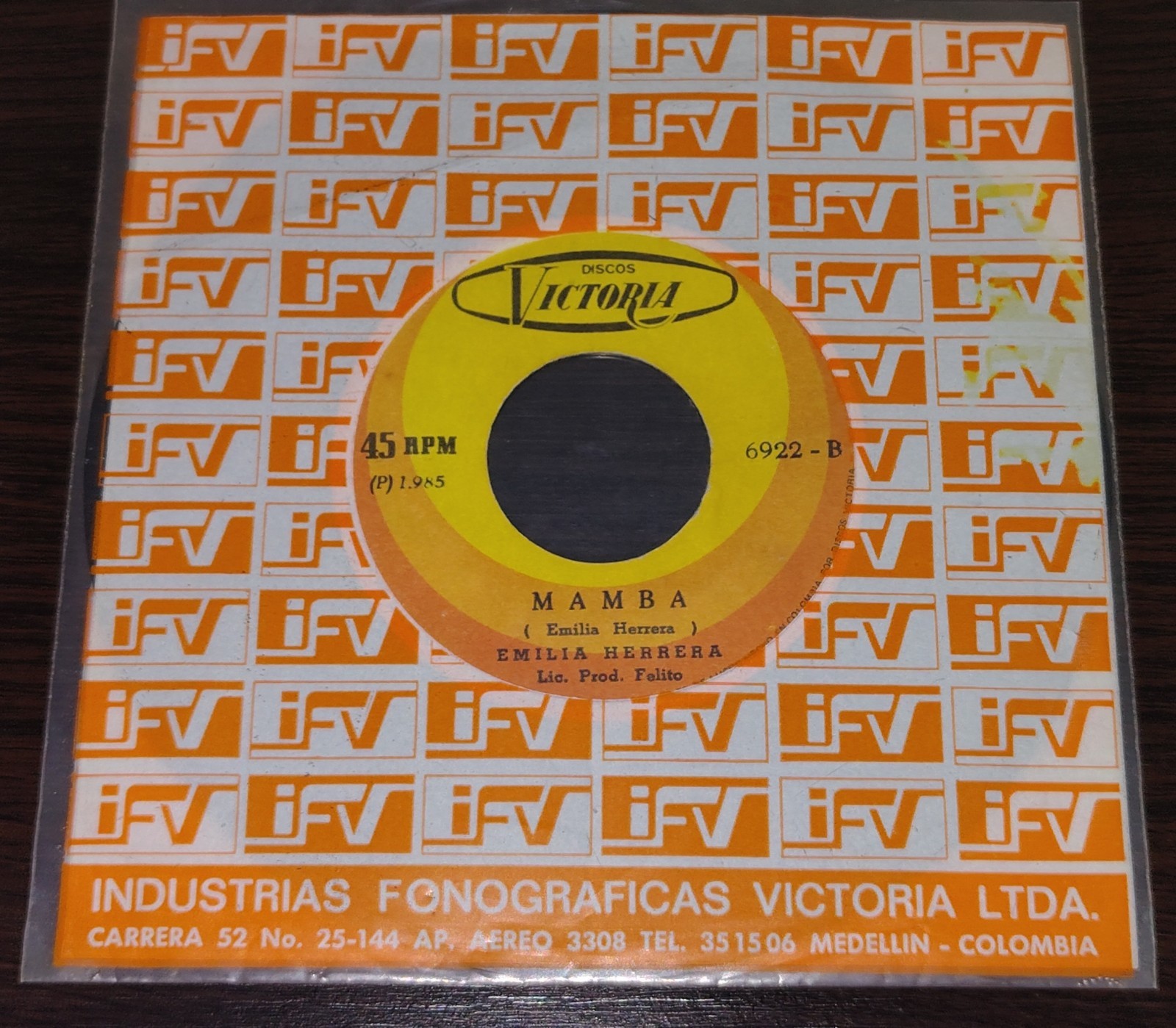 photo of Emilia Herrera Mamba  Coroncoro 7  Colombia Killer Afro Cumbia Funk