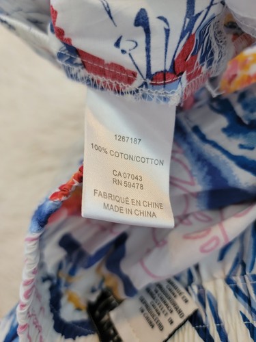 Maxi Falda Playa Tropical Rachel Zoe Mujer Floral En Niveles Talla Mediana - Imagen 8 de 10