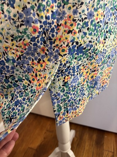 J Crew Bleistiftrock GR. 4 Blumenmuster gefüttert Preppy Büro CottageCore - Bild 6 von 13