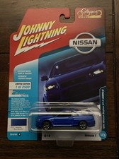 2018 Johnny Lightning Classic Gold 1999 Nissan Skyline GT-R (BNR34) Blue 