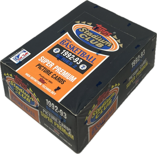 1992-93 Topps Stadium Club Series 2 Basketball Box