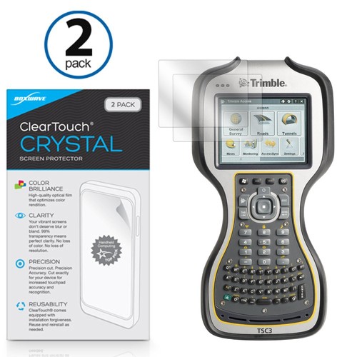 BoxWave Confezione da 2 ClearTouch Crystal Protezione Schermo per Trimble TSC3, GeoXT 20... - Foto 2 di 8