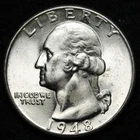 1948-P Washington Quarter — photo from another recent sale