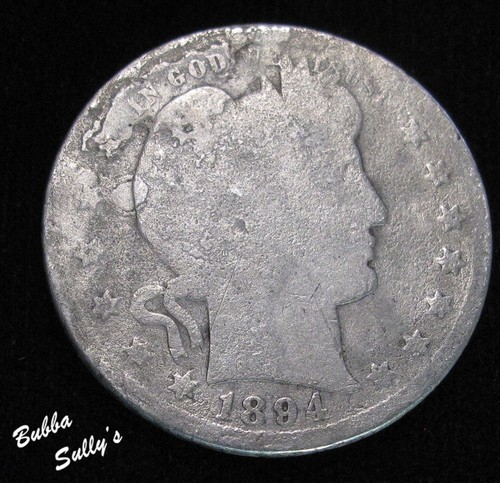 1894 O Barber Quarter G Details