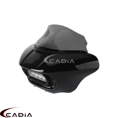 Carenado de faros LED parabrisas para Harley Street Bob FXBB FXBBS Low Rider FXLR - Imagen 53 de 67