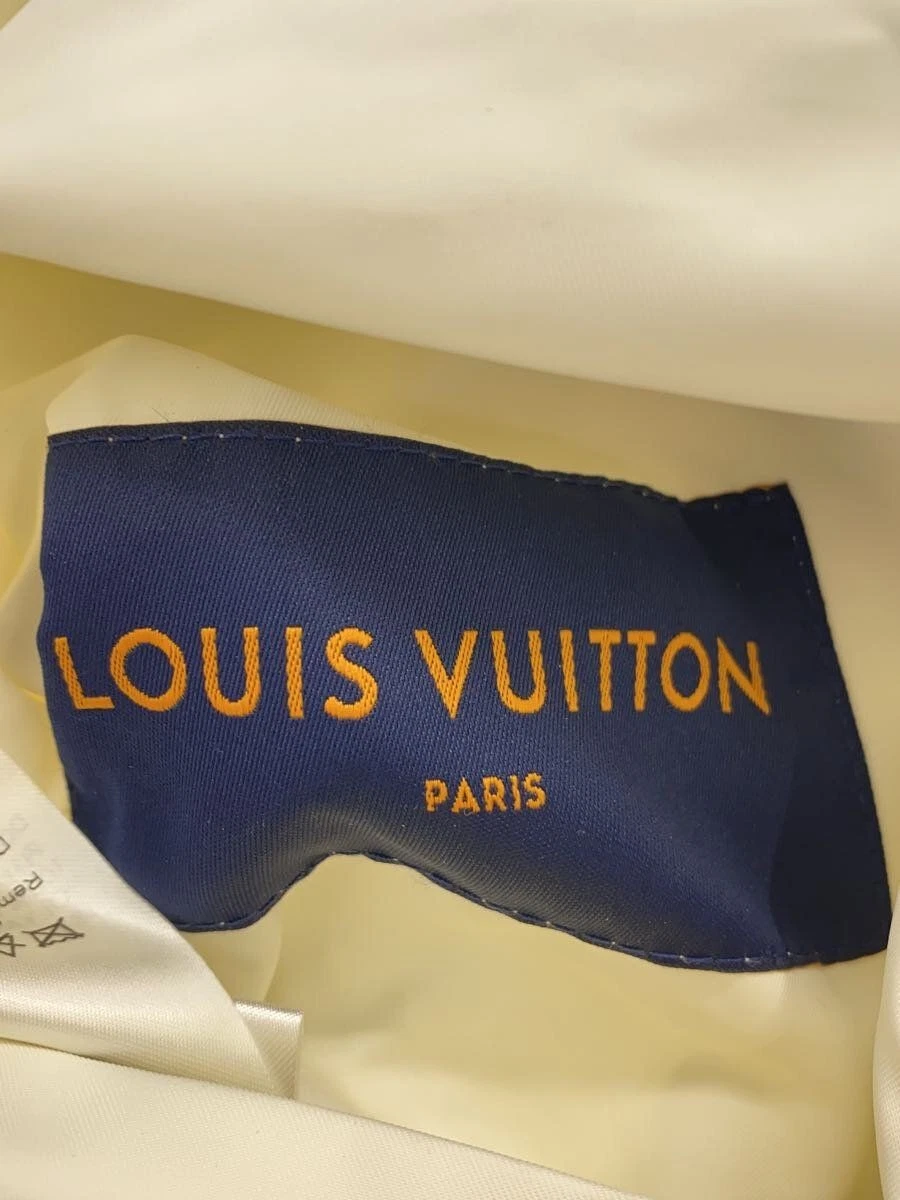 LOUIS VUITTON（LV） Giacca a vento reversibile LOUIS VUITTON altro monogramma 52 nylon bianco RM222Q usata