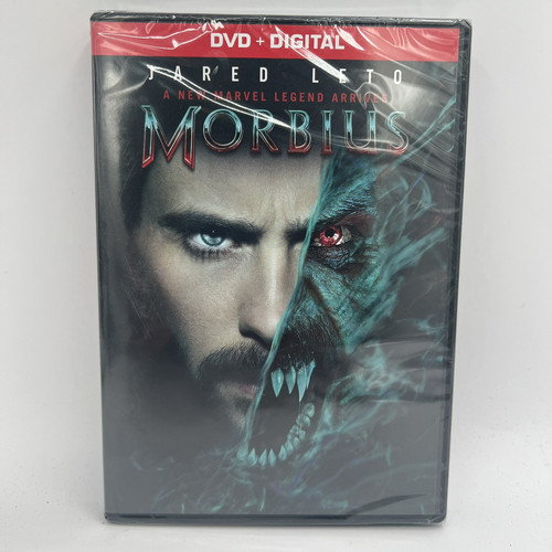 Morbius (DVD + Digital, 2022, Widescreen) Jared Leto New Sealed - Imagen 1 de 2