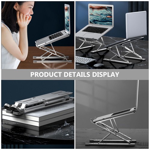 Aluminum Alloy Heat Sink Laptop Stands Computer Supply Desktop Elevating Holder - Zdjęcie 6 z 12
