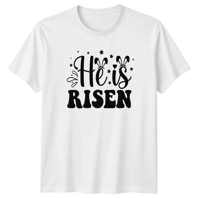 Er ist auferstanden T-Shirt Glaube religiös Ostern Geschenk für Sie und Ihn