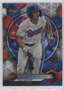 2023 Bowman's Best Top Prospects Wave Refractor Wyatt Langford #TP-30