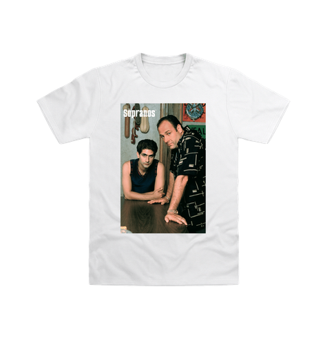 Officially Licensed The Sopranos Tony & Christopher T-Shirt