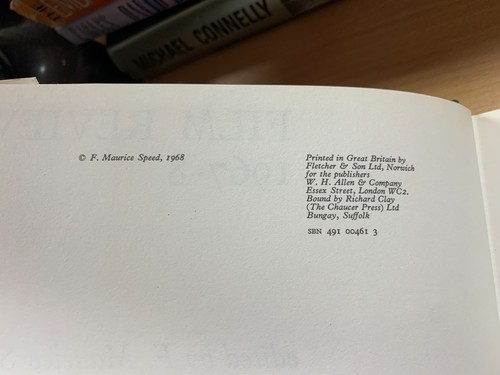 1968 FILM REVIEW 1968-1969 F MAURICE SPEED PHOTO ILLUSTRATED HARDBACK BOOK (P4) - Picture 7 of 17