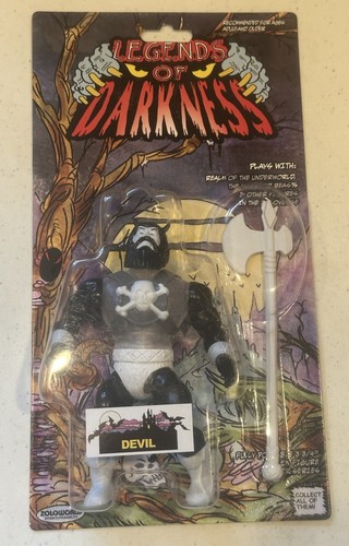 ! Figura de acción Remco ZOLOWORLD ROTU/MOTU Legends Of Darkness “Devil” sin usar, en caja original 2017 - Imagen 2 de 23