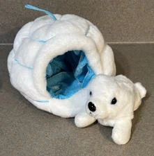 Wild Republic Plush White Seal in Igloo
