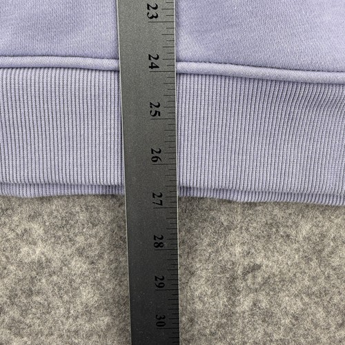 Carhartt Hoodie Women’s Lg Purple Relaxed Fit Script Logo Sleeve Pullover TS0288 - Picture 13 of 14