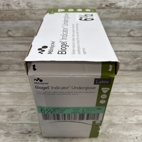 Biogel Indicator Underglove LATEX OP-Handschuhe *50 Paar* Größe: 6,5 Ablaufdatum: 03/26 - Bild 4 von 7