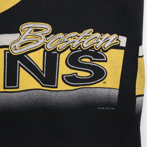 Vintage 90s Boston Bruins AOP T-Shirt Mens XL Single Stitch Salem 1994 USA Made - Picture 3 of 19