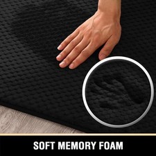 1PC Memory Foam Bath Mat Ultra Non-Slip Absorbent Machine Wash-Dry Soft New 