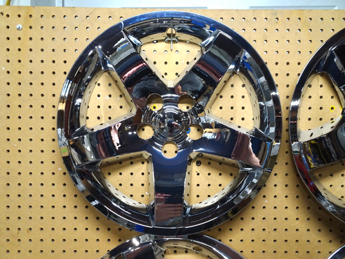 Dodge Charger 08-09 , Magnum 08. Chrome Wheel Skins 17 Inch Set of 4 7232p-c. - Picture 3 of 13