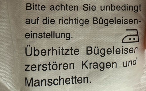 Herren Hemd von Seidensticker Gr.42 16 1/2. weiß Baumwolle gebraucht kurzarm - Bild 8 von 8