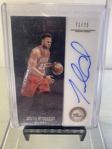 Justin Anderson 2015-15 RC Lot Noir Luxe Immaculate Prizm Shock Select Auto Sig - Picture 13 of 22