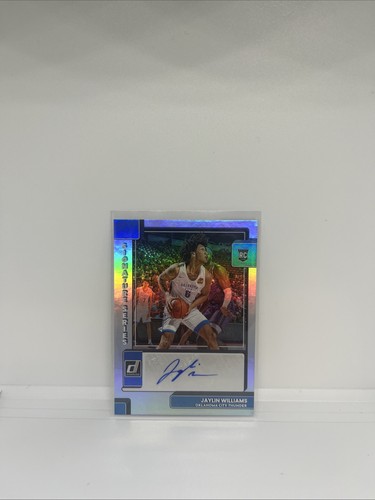 2022-23 Panini Donruss Signature Series Jaylin Williams #SS-JAY Rookie Auto RC