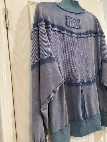 Women’s OLI & HALI Oversized Sweatshirt Size Large High Neck & Pockets MINT!! - Picture 6 of 9