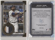 2019 Museum Collection Meaningful Material Relics Gold /25 Miguel Sano Patch