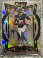 2024 Panini Select #25 Caleb Williams Concourse Silver Prizm Chicago Bears RC
