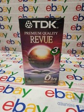 TDK VHS/VCR Blank videocassette 