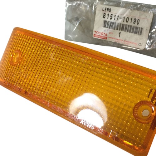 Genuine For Toyota Starlet EP70 71 NP70 Lens Front Turn Signal Lamp Pair LH+RH - Picture 4 of 12