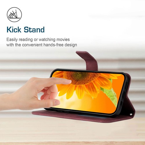 Sunflower Flip Leather Wallet Phone Case For Samsung S23 Ultra A14 A34 A42 A54 - Picture 83 of 99