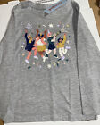 Cat & Jack Shirt Graphic Tee Long Sleeve Graphic T-Shirt XS 4/5