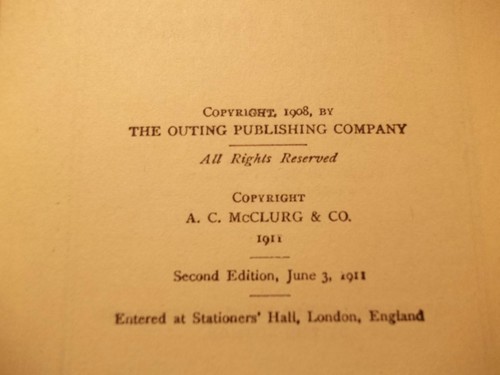 LAST OF THE PLAINSMEN BY ZANE GREY ~ 1911 SECOND EDITION - Picture 3 of 4