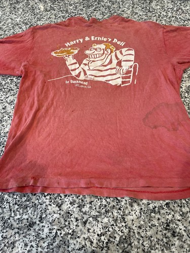 Vintage Harry & Ernie's Deli Buckhead Atlanta GA XL Einzelstich