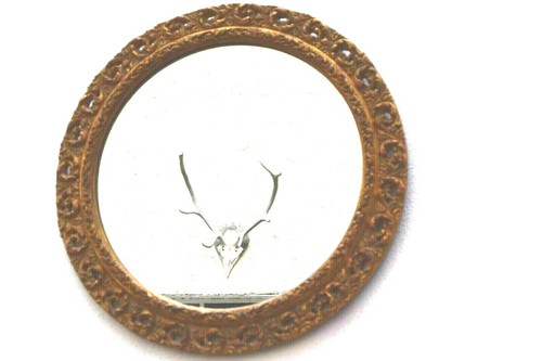 Hochwertiger runder Spiegel 51cm gold verschnörkelt Arcanthusblätter - Picture 2 of 8