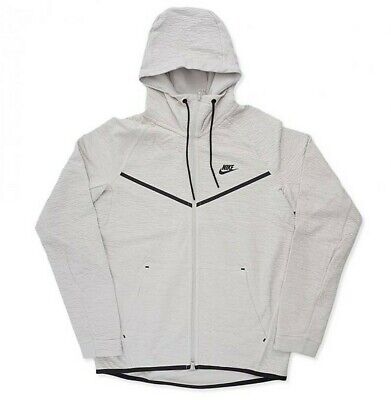 Nike Tech Fleece Icon Windrunner Hoodie - XL - 929121-072 Bone Textured Wrinkle 888507432636 | eBay