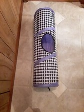 Frisco Halloween Foldable Play Tunnel for cats/bat hanging from one end