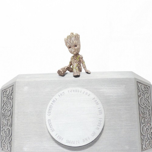 6CM Guardians of The Galaxy Baby Groot Figure Flowerpot Pen Pot Toy Gifts New - Picture 12 of 12