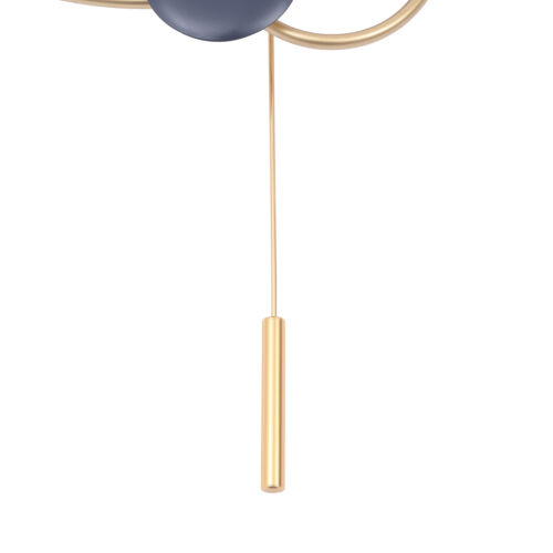 Modern Hanging Wall Clock Golden Swing Wall Clock Pendulum Clock Living Room New - Picture 9 of 15