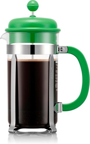 Green 34oz Caffettiera French Press Coffee Maker Reusable Stainless Steel Filter