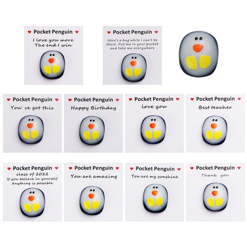 A Little Pocket Penguin Hug Mini Penguin Toy Ornament Cute Animal Toy F9S0
