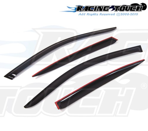 Dark Smoke Outside Mount Window Visor Rain Guard 4pcs BMW 525i 530i 545i 2004-10 - 第 2/6 張圖片