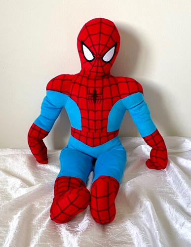 26" Vintage Marvel Spider-Man Pillow Buddy, Microfiber Superhero plush Toy Soft