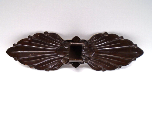 ANTIQUE/VTG (2) METAL CLIP-ON CURTAIN DRAPERY ROD ORNATE DECOR ACCENTS! NICE! - Picture 7 of 10
